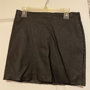 Leather Mini Skirt